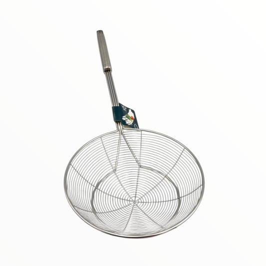 Stainless Steel Spider Strainer Skimmer – Deep Frying Oil & Noodle Strainer size 18cm