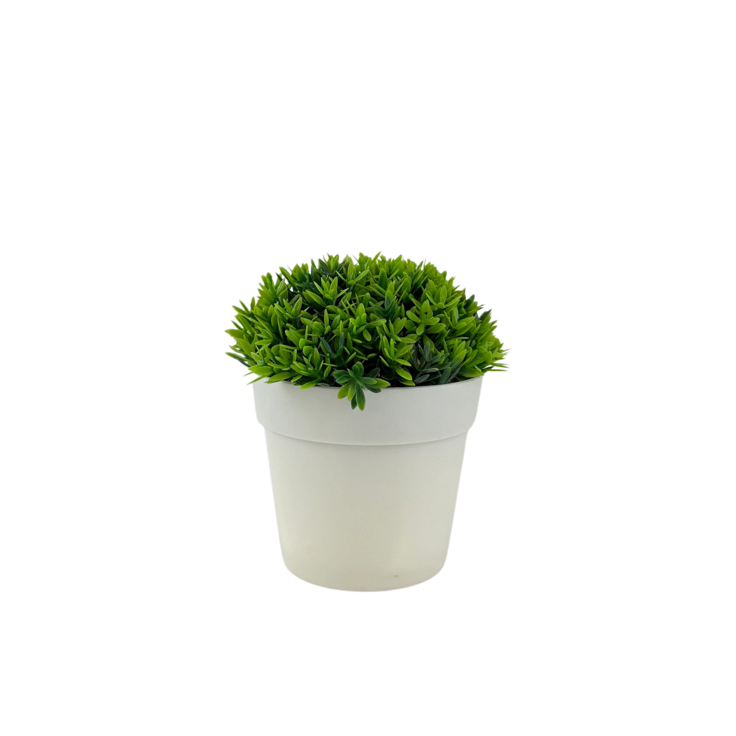 Mini Artificial Plant in White Pot – Home Decor Greenery