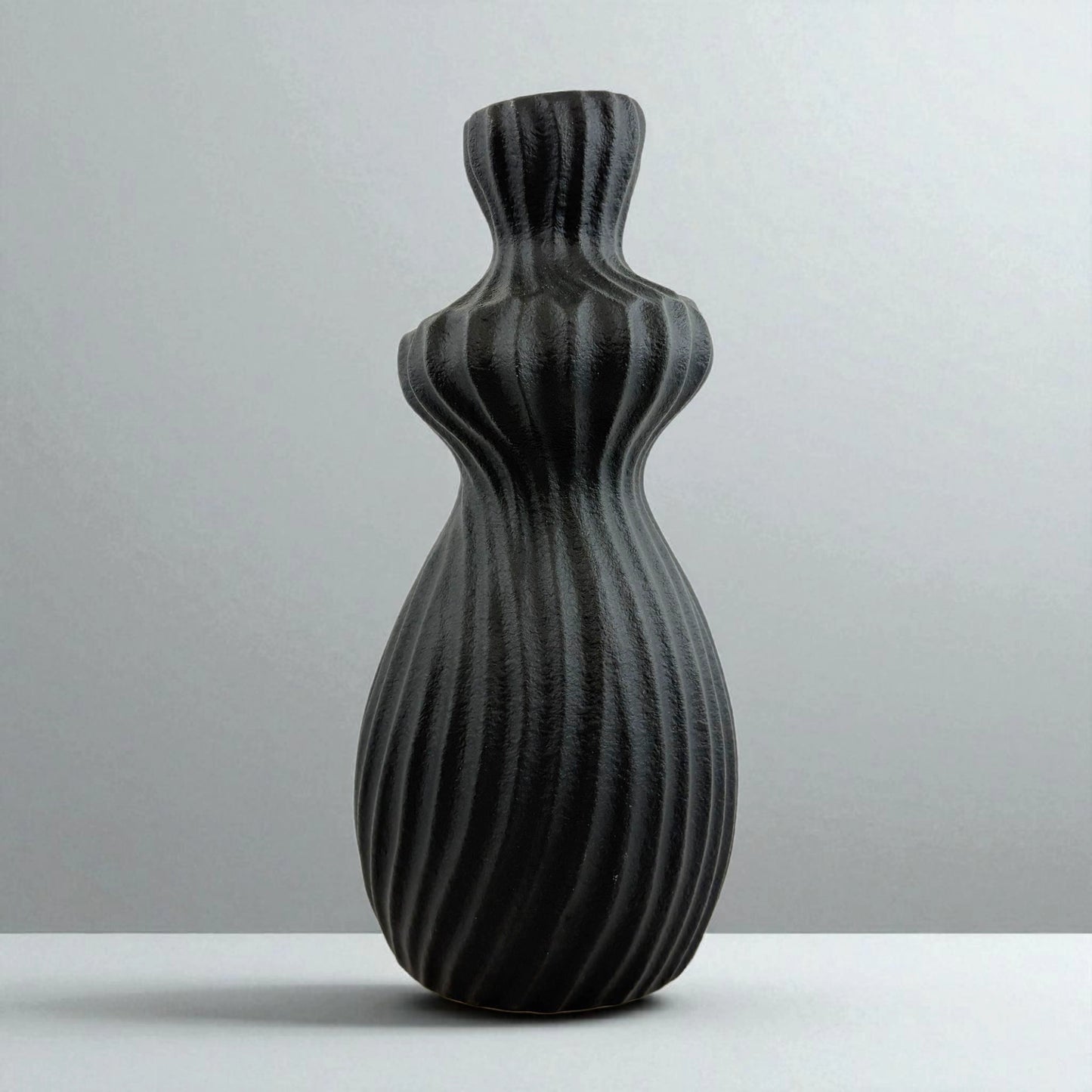 Black Ceramic Vase – Big