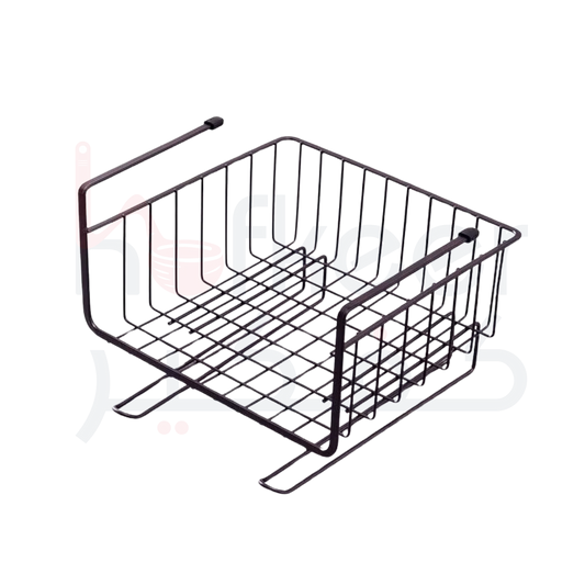 Metal Wire Hanging Basket - Black