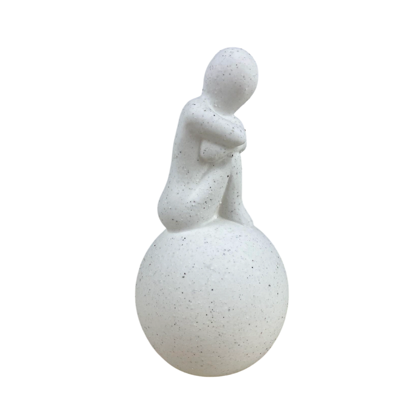 The Thinker on the Sphere – Minimalist Sculpture