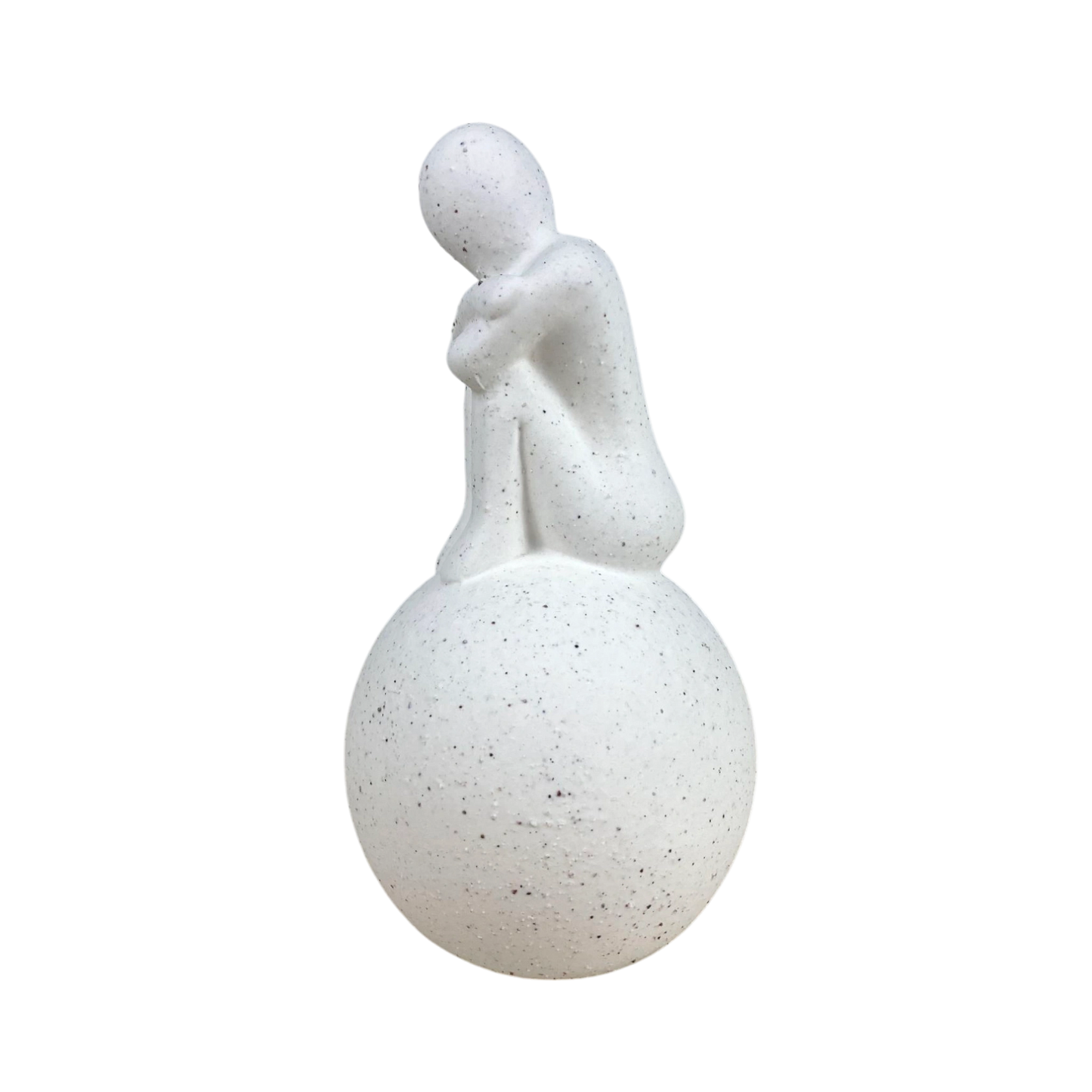 The Thinker on the Sphere – Minimalist Sculpture