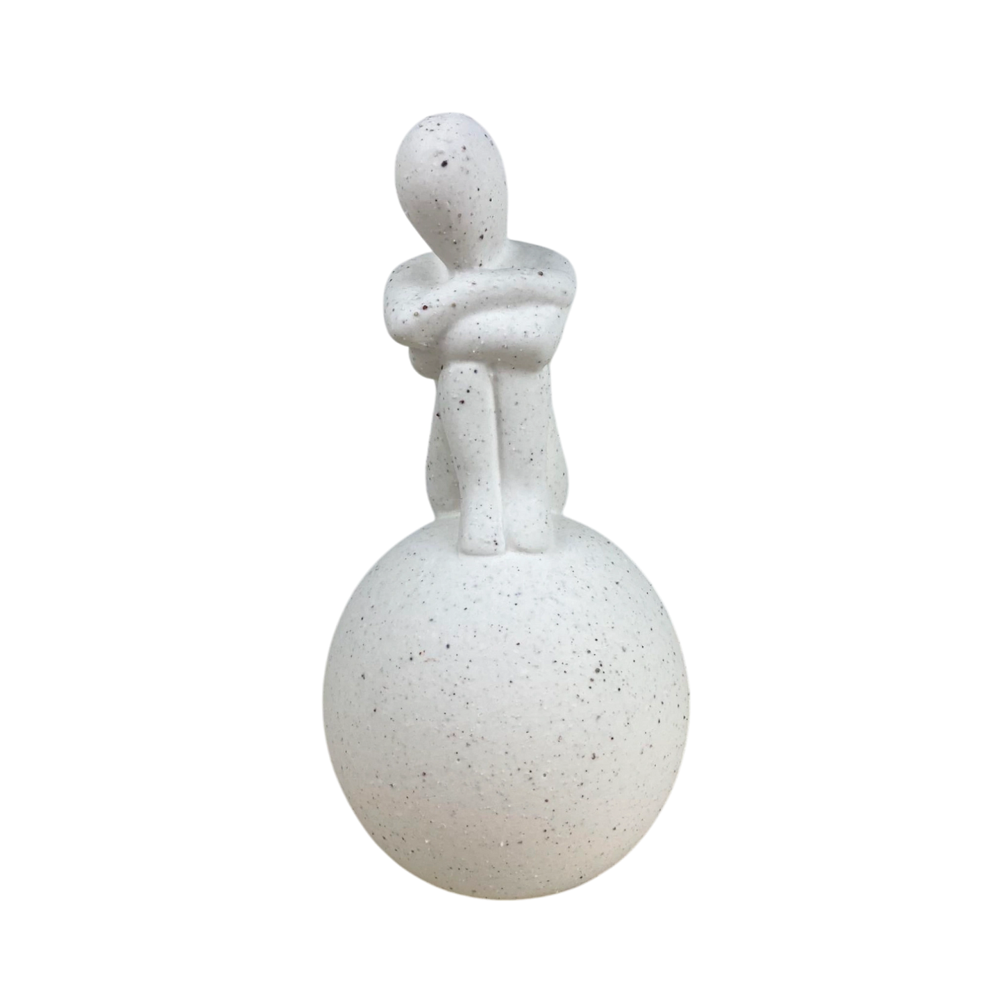 The Thinker on the Sphere – Minimalist Sculpture