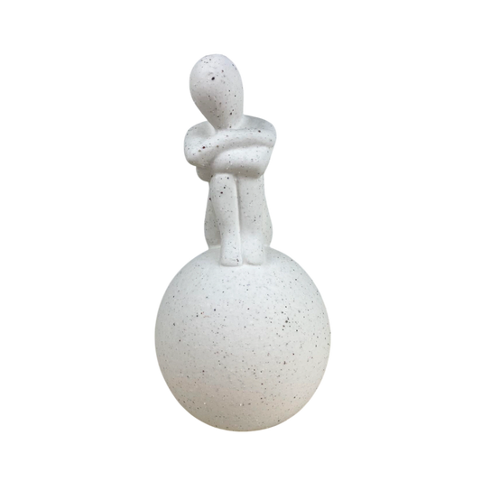 The Thinker on the Sphere – Minimalist Sculpture