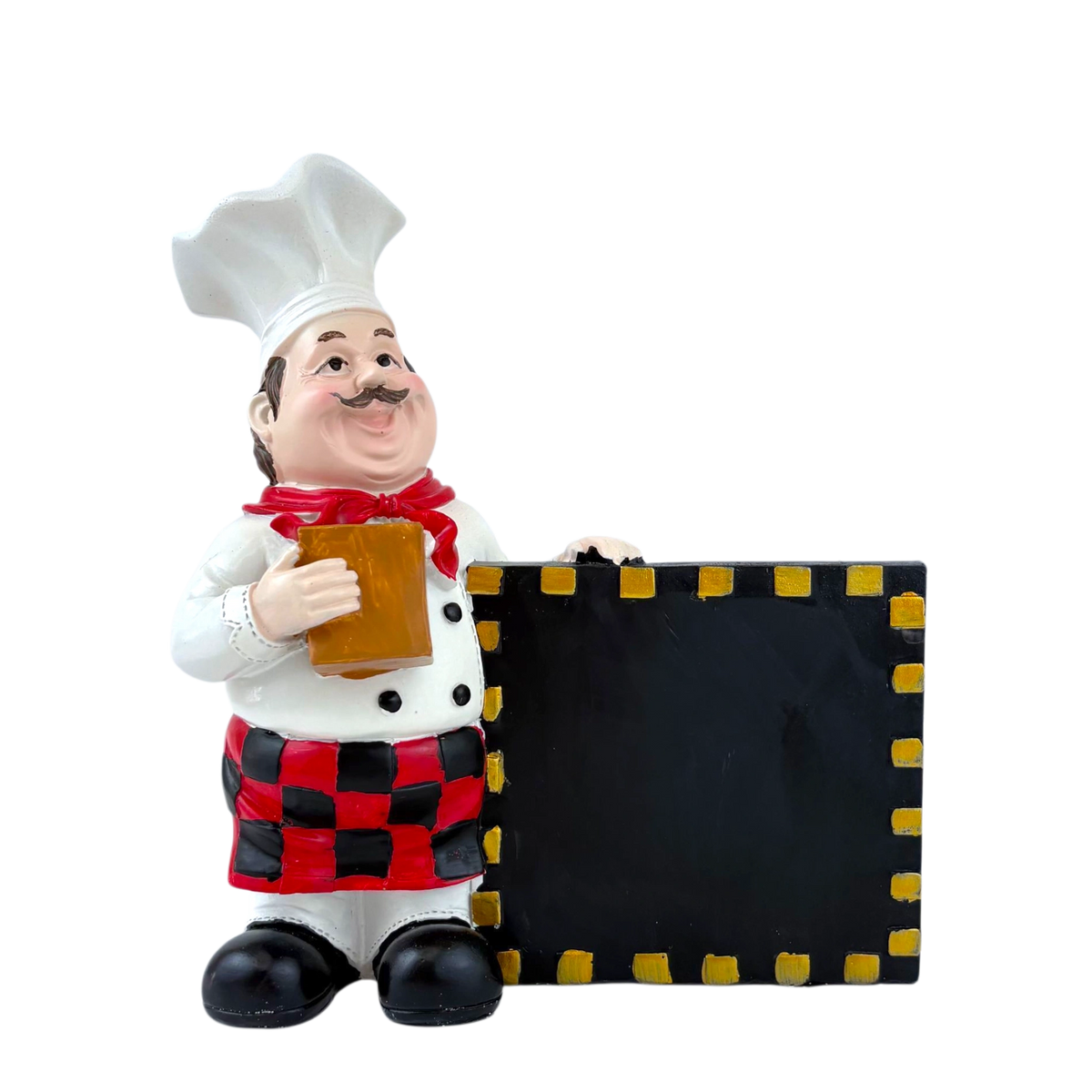 Happy Chef with Chalkboard – Kitchen Decor Figurine