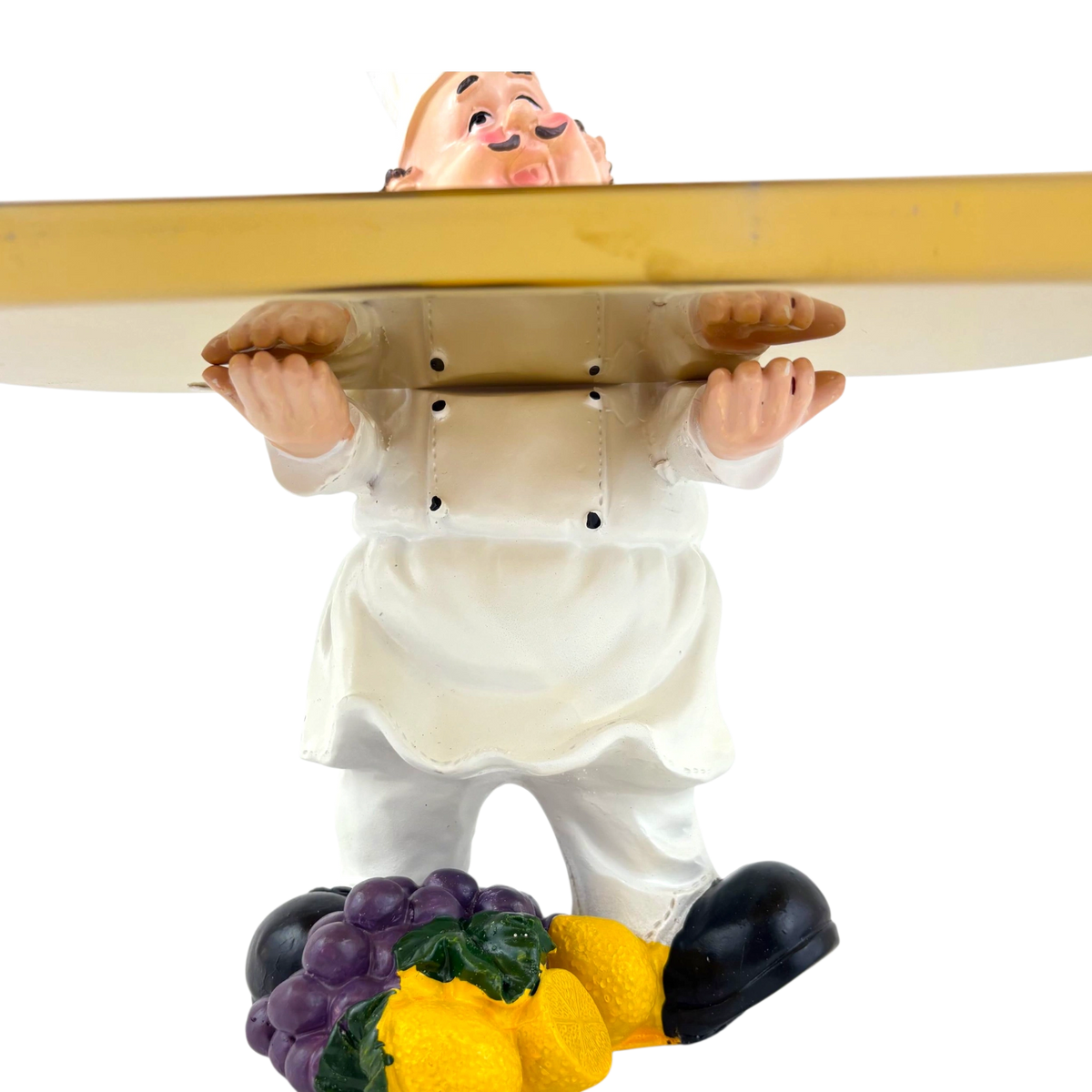 Chef Tray Holder Figurine – Kitchen Server Decor