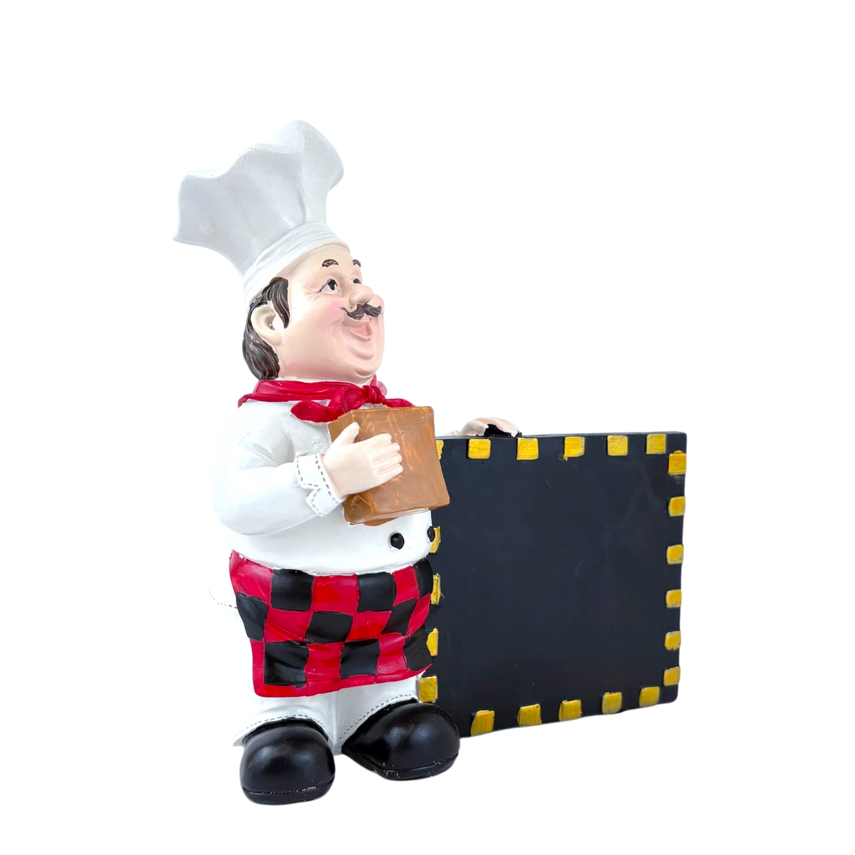Happy Chef with Chalkboard – Kitchen Decor Figurine