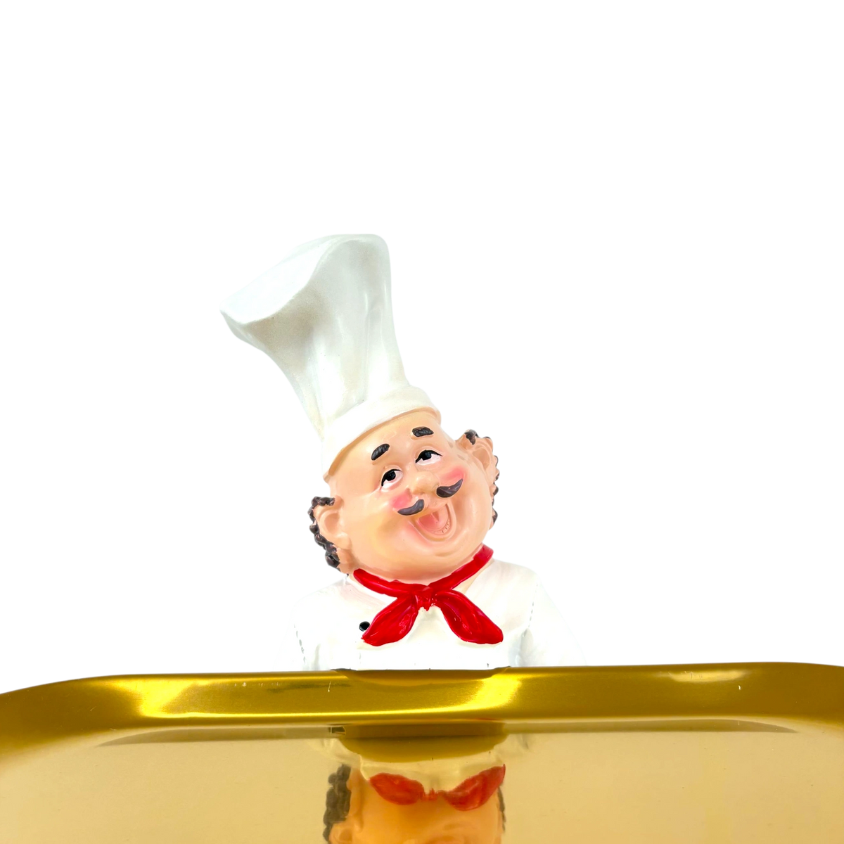 Chef Tray Holder Figurine – Kitchen Server Decor