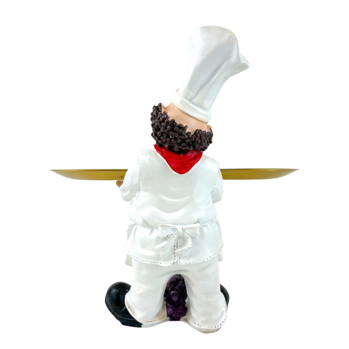 Chef Tray Holder Figurine – Kitchen Server Decor