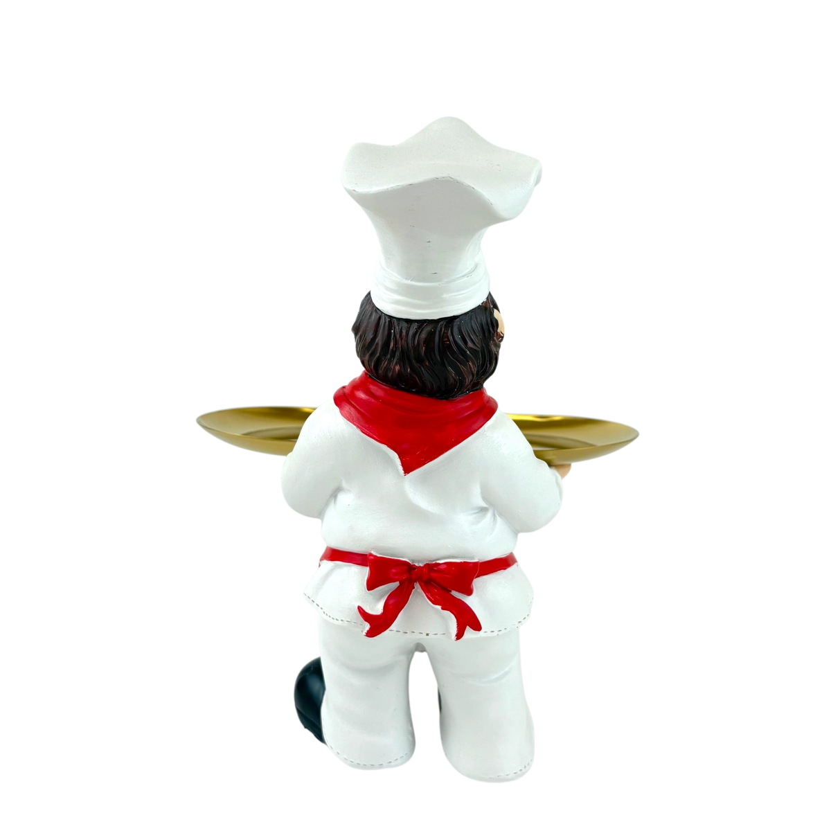 Chef Figurine with Serving Tray – Kitchen Counter Decor