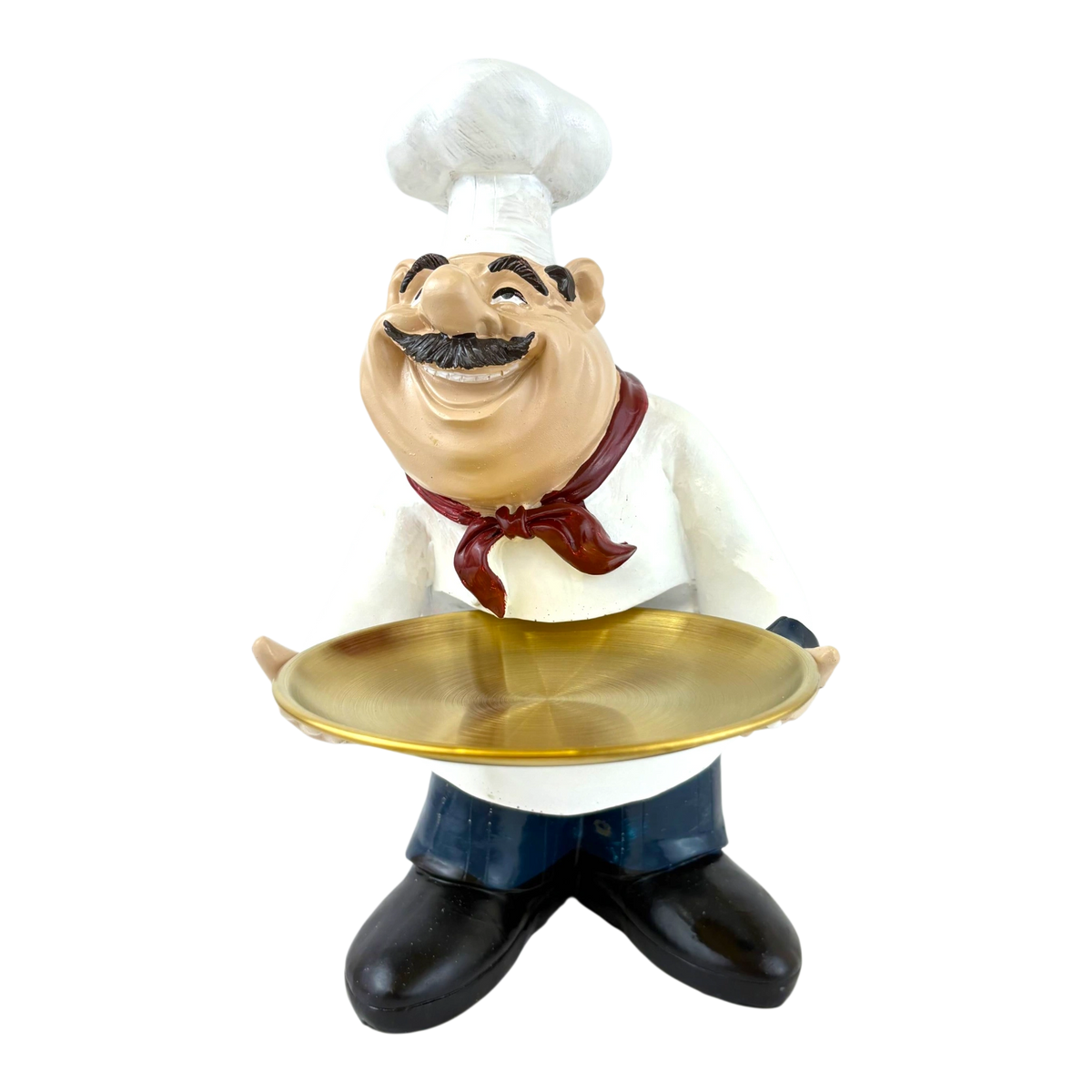 Happy Chef Figurine with Tray – Kitchen Counter Holder
