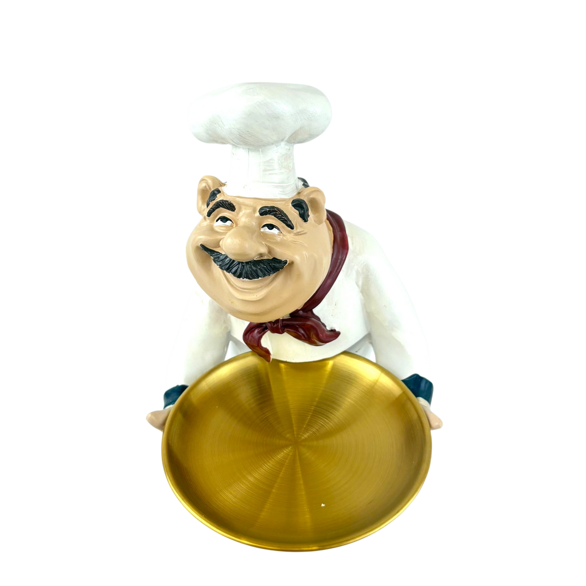 Happy Chef Figurine with Tray – Kitchen Counter Holder
