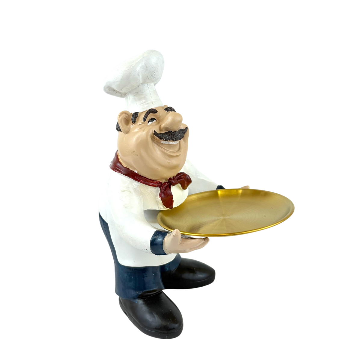 Happy Chef Figurine with Tray – Kitchen Counter Holder