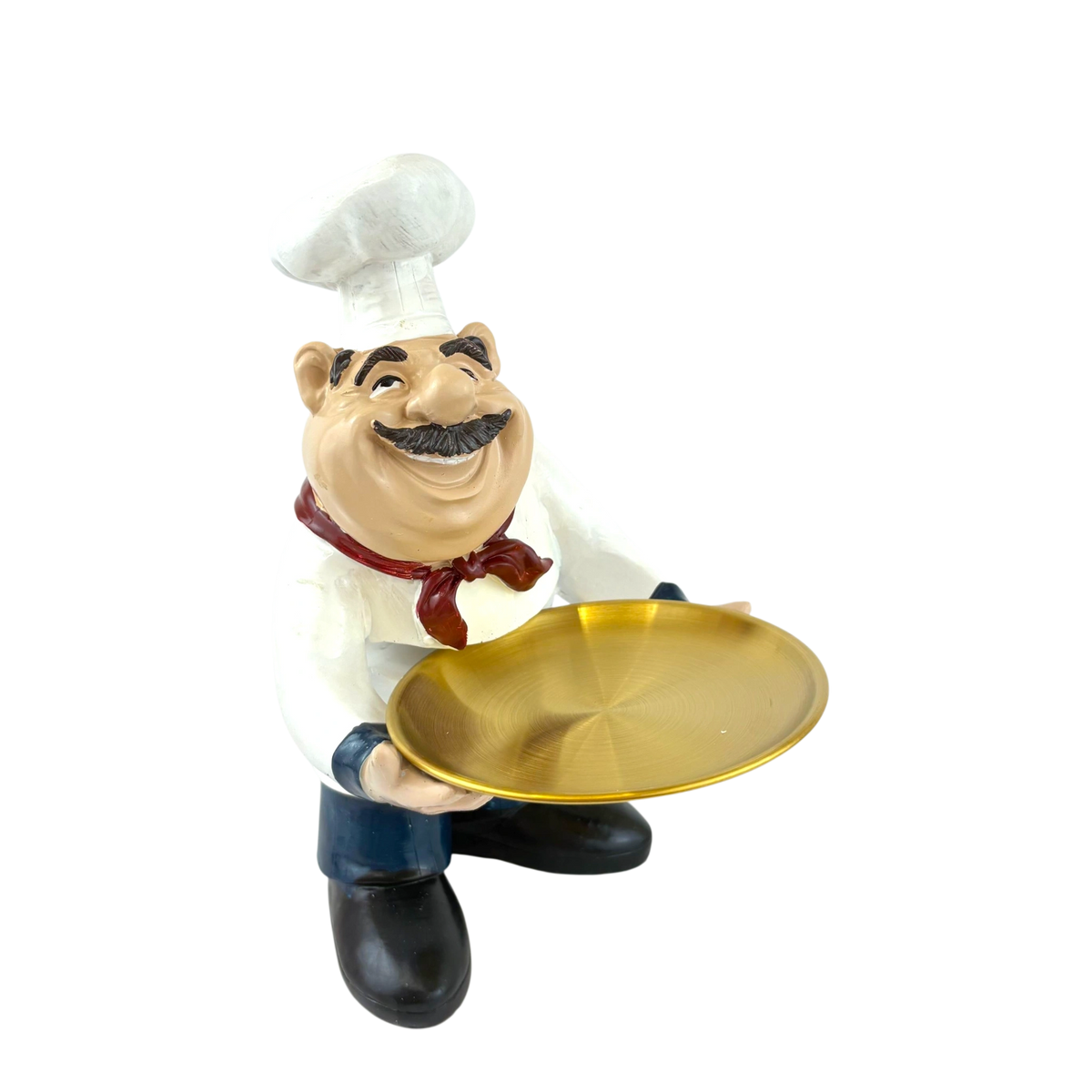 Happy Chef Figurine with Tray – Kitchen Counter Holder