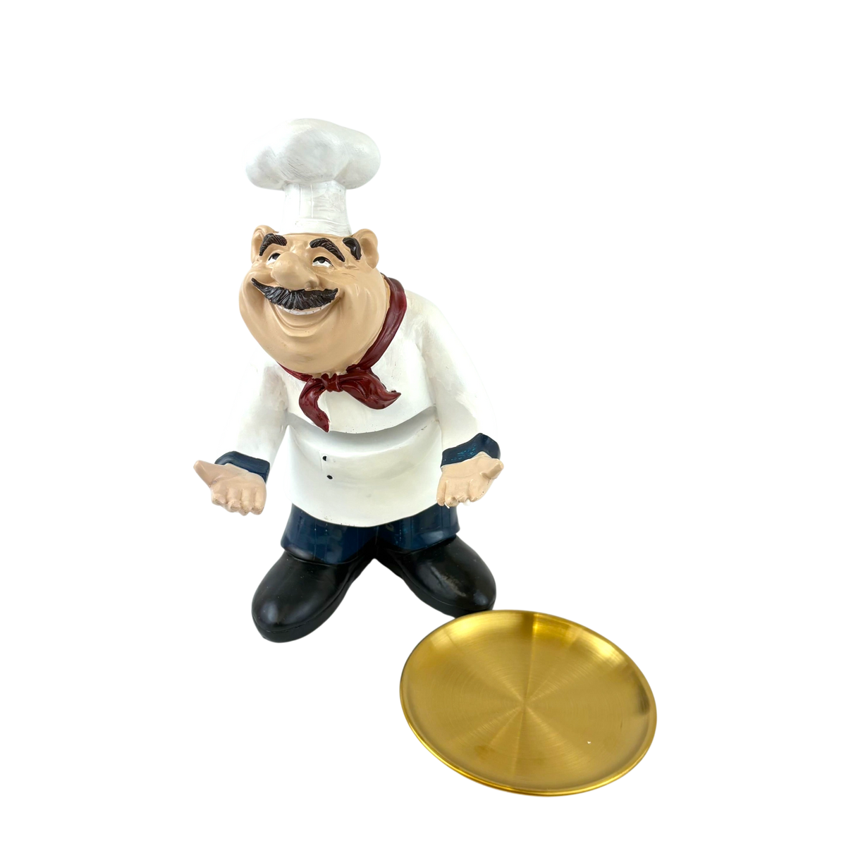 Happy Chef Figurine with Tray – Kitchen Counter Holder