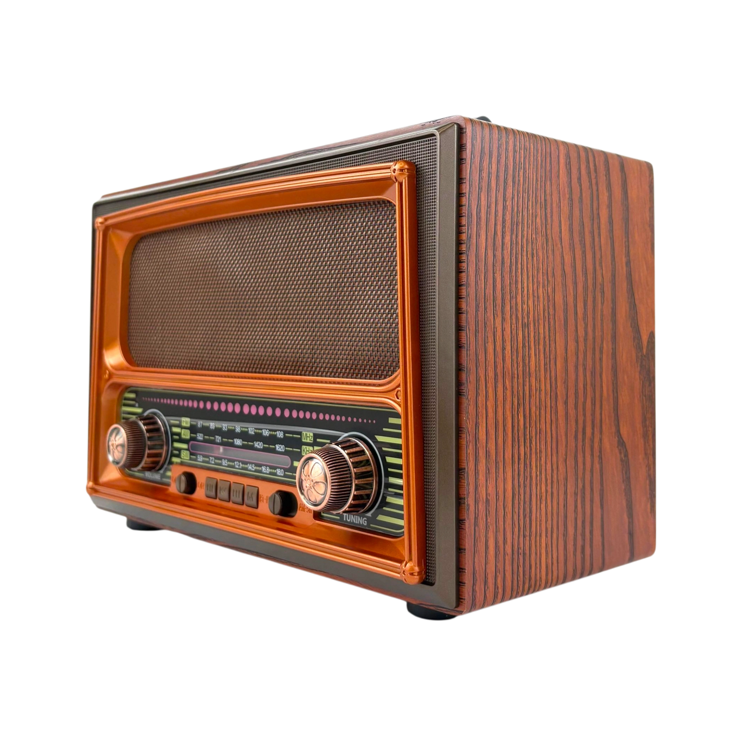 Retro Bluetooth Party Radio – Wooden Style (Model M-1807BT)