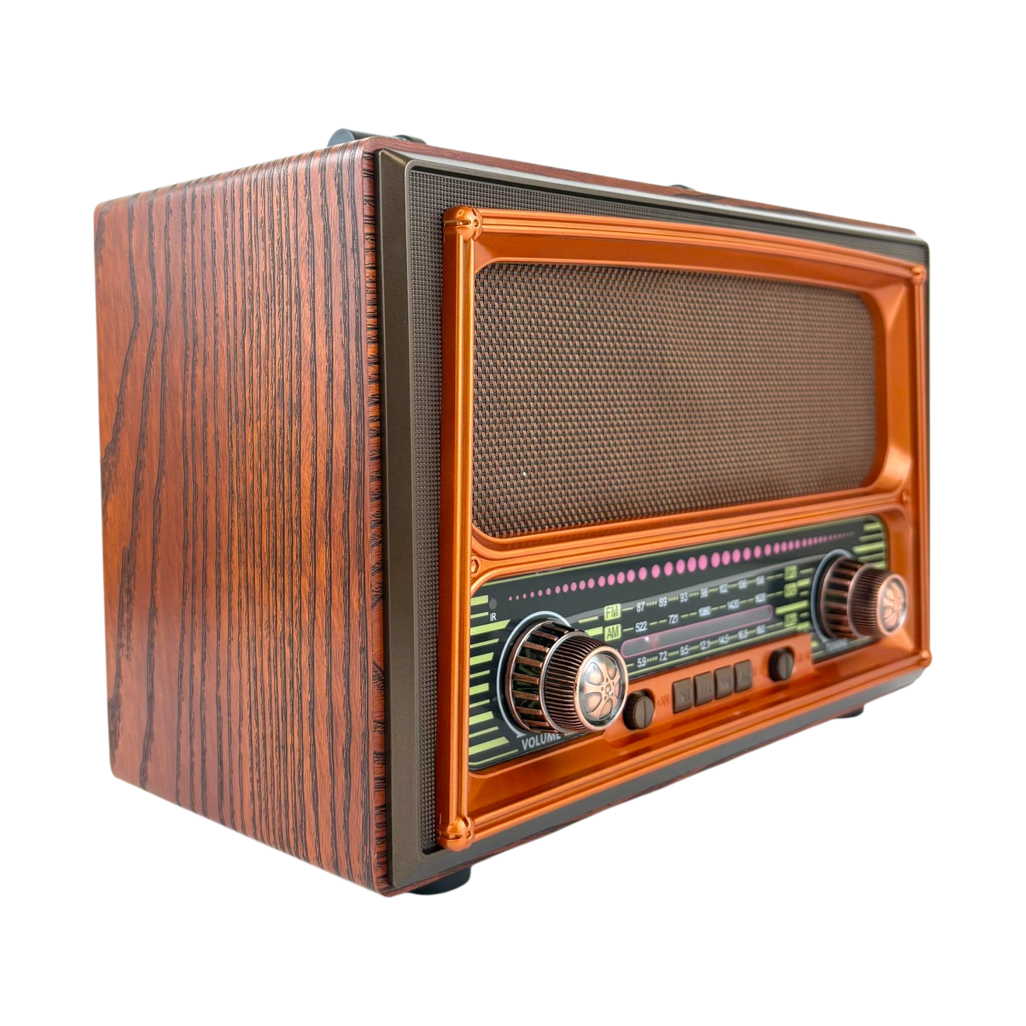Retro Bluetooth Party Radio – Wooden Style (Model M-1807BT)