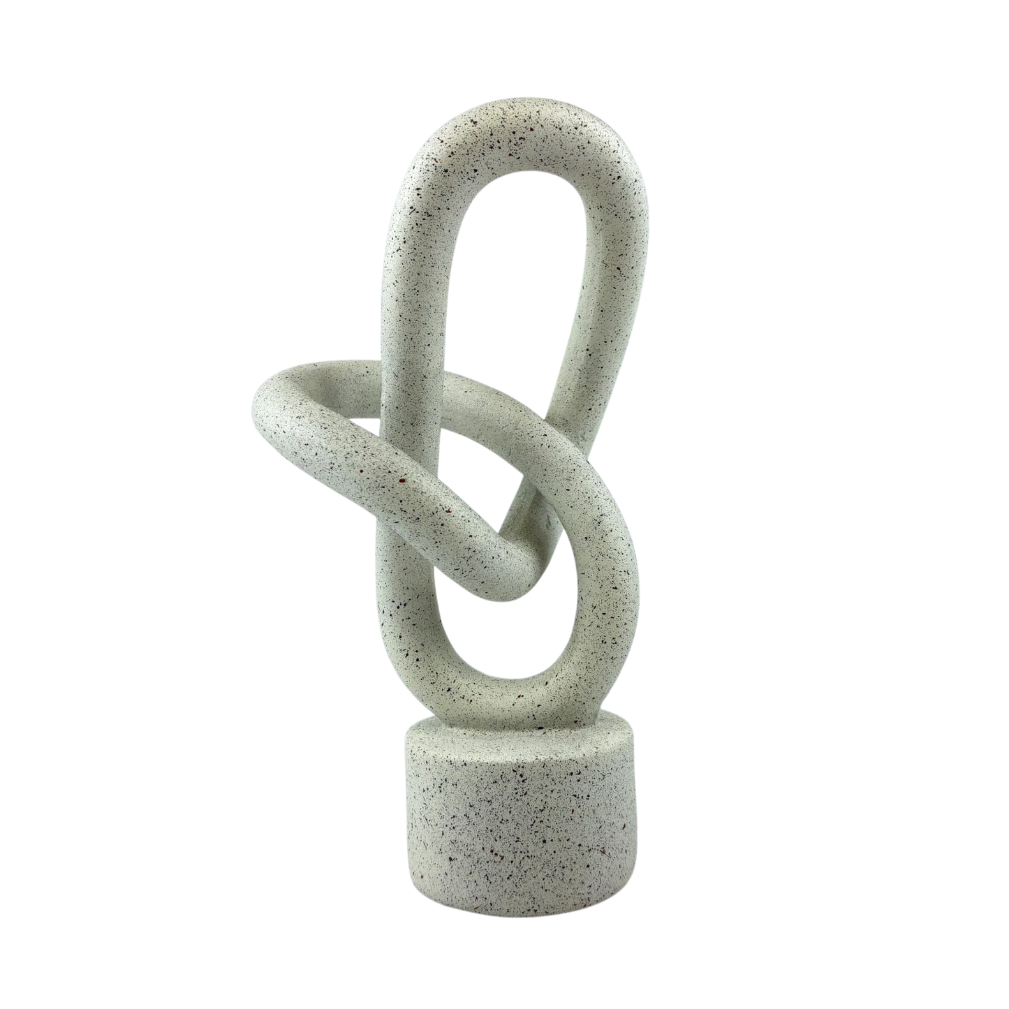 Modern Sculpture – Abstract Speckled Stone Decor