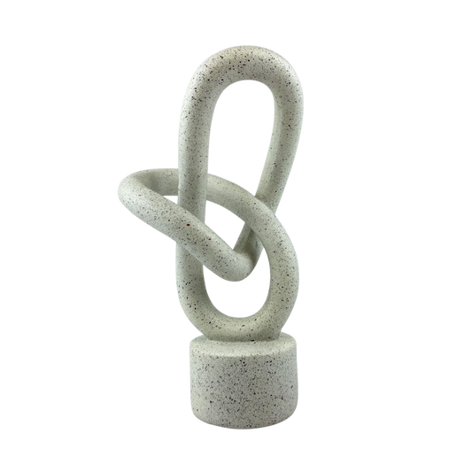 Modern Sculpture – Abstract Speckled Stone Decor