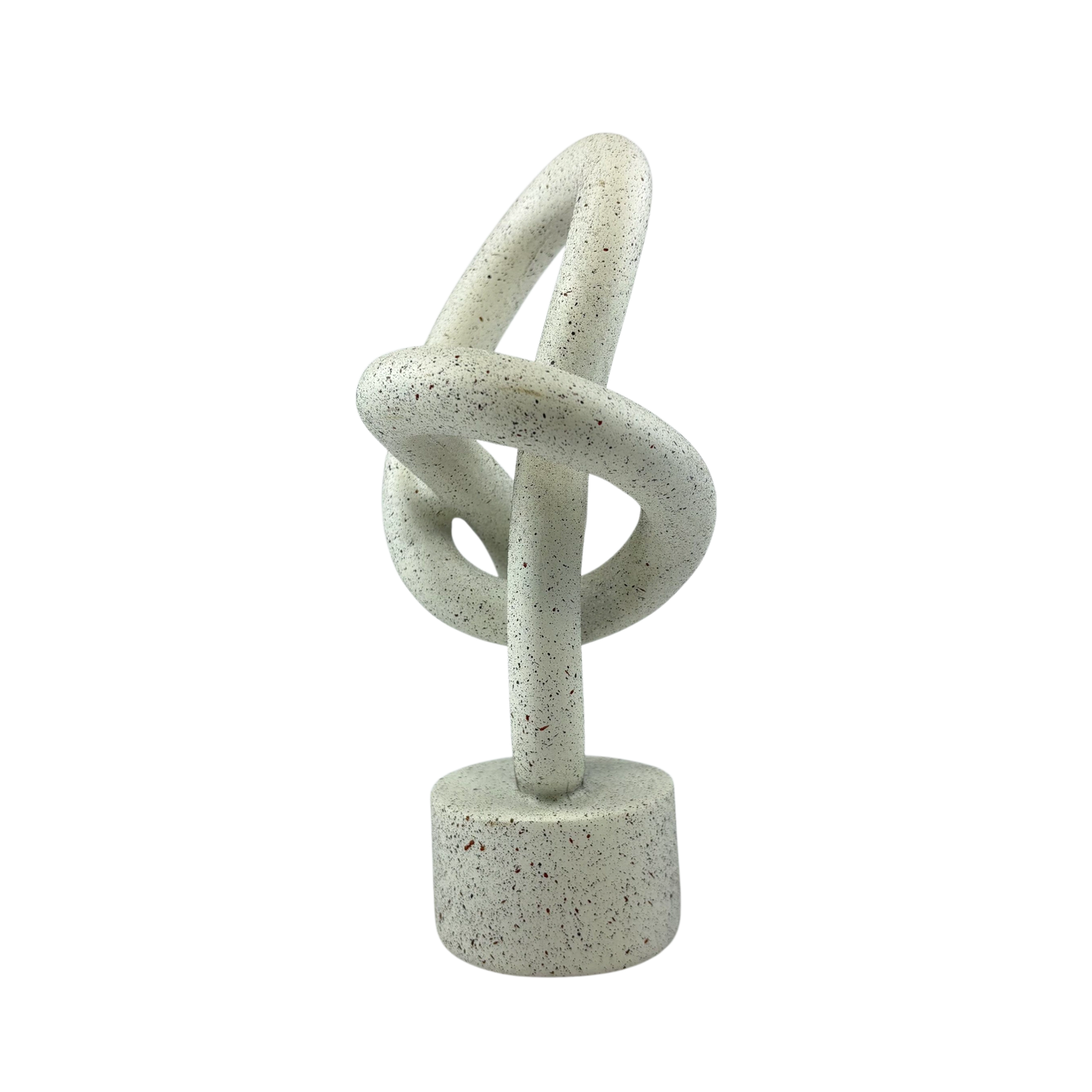 Modern Sculpture – Abstract Speckled Stone Decor