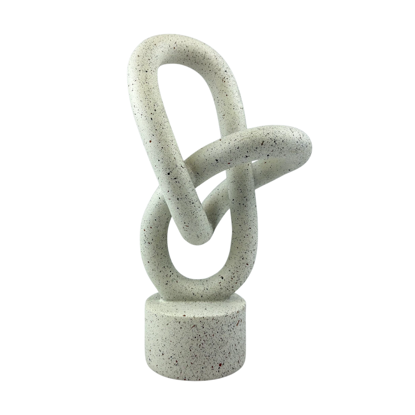 Modern Sculpture – Abstract Speckled Stone Decor