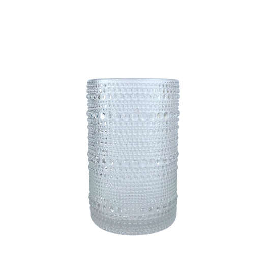 Clear Bubble Glass Tumbler -Tall