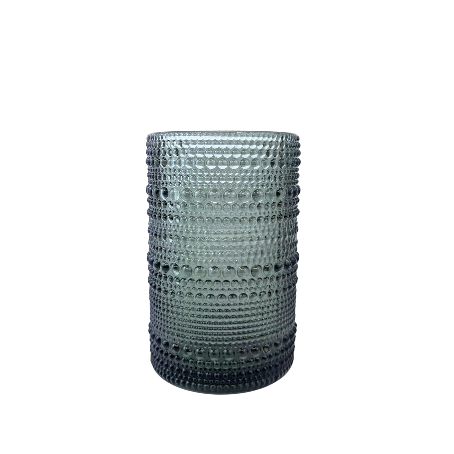 Gray Bubble Glass Tumbler – tall