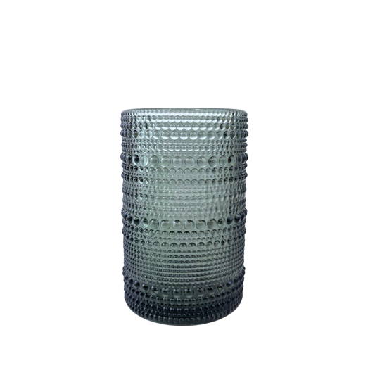 Gray Bubble Glass Tumbler – tall