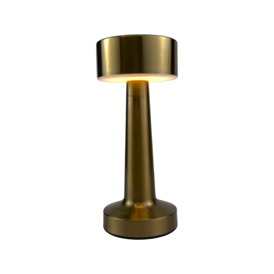 Modern Gold Touch Lamp – LED Rechargeable Table Light