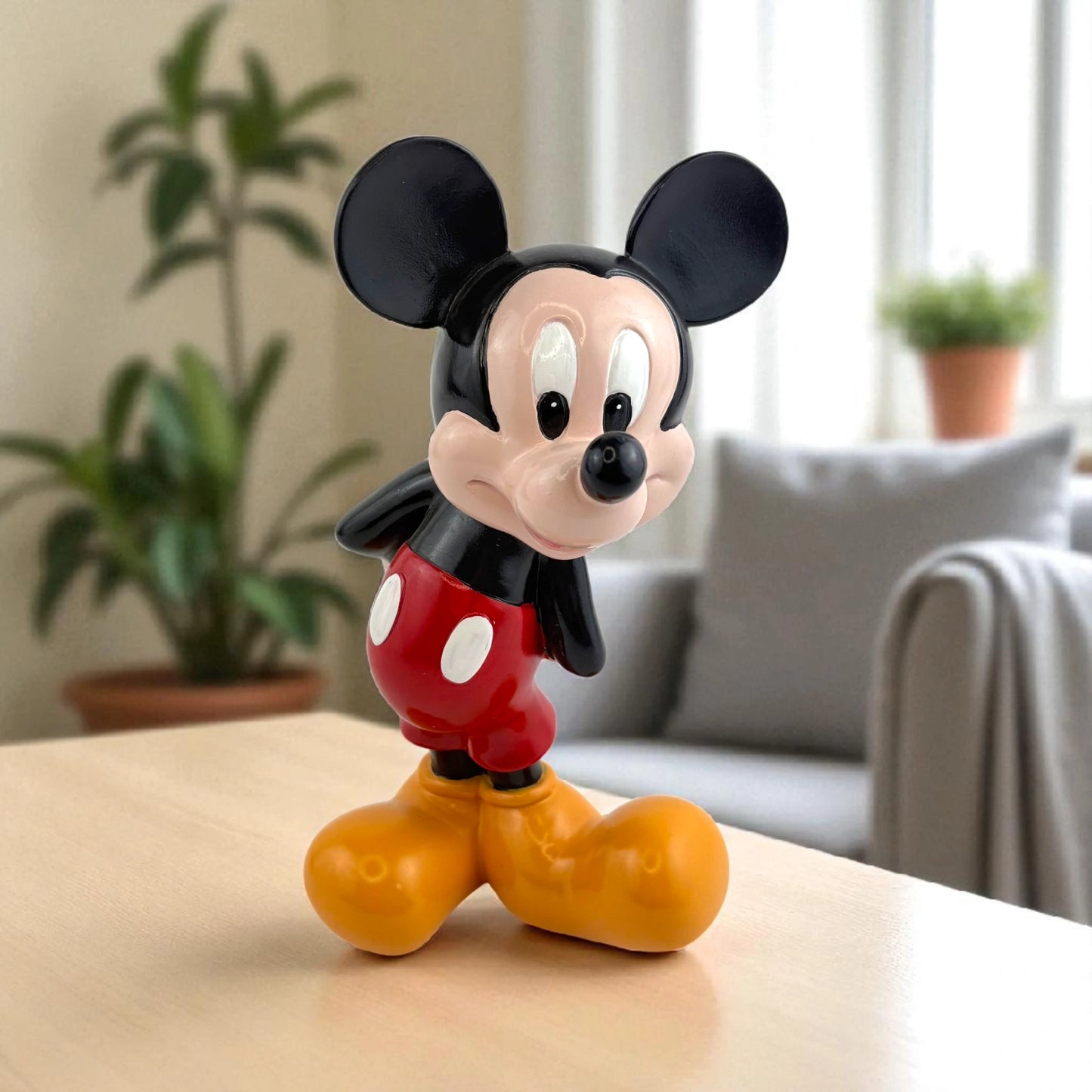 Shy Mickey Mouse Figurine