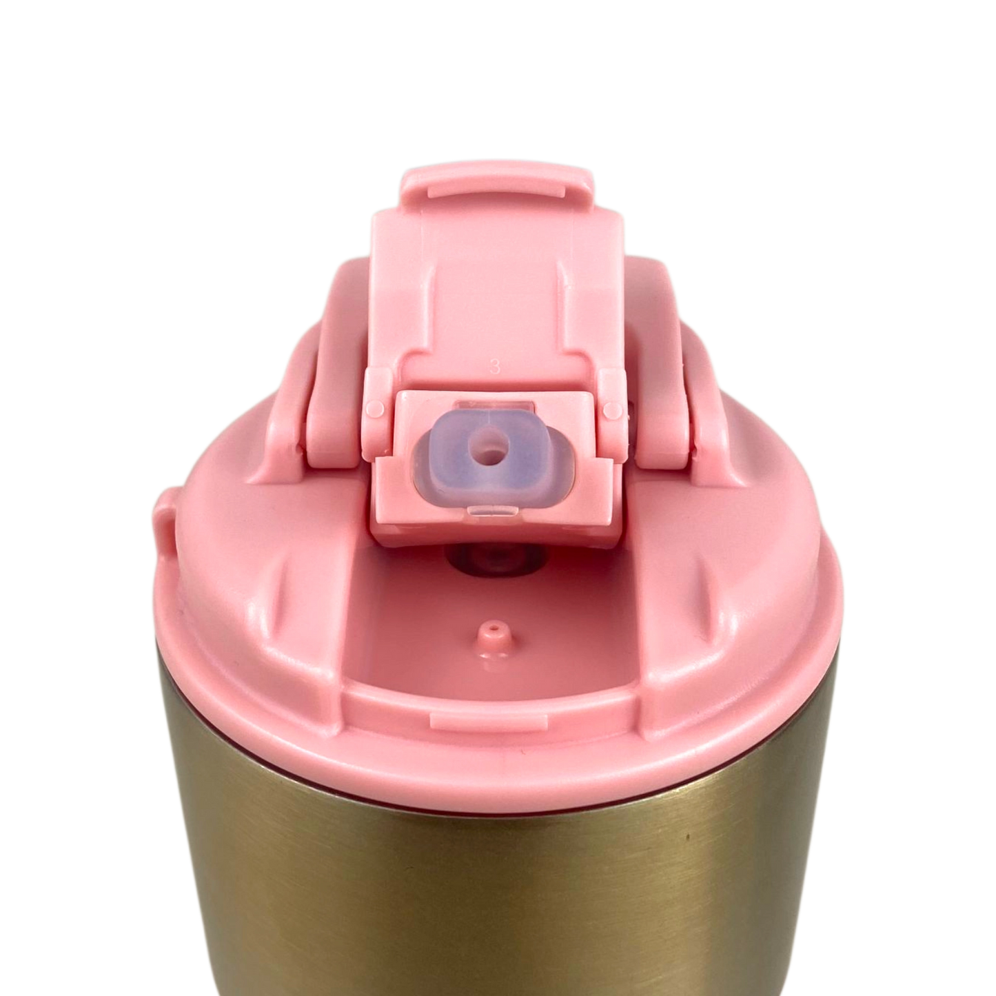 Pink & Gold Stainless Steel Travel Mug