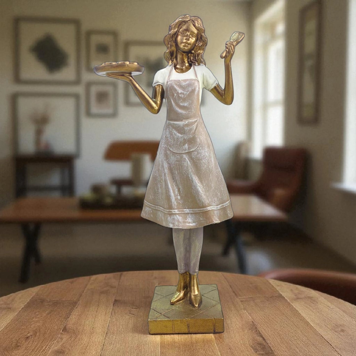 Chef Lady Decorative Statue