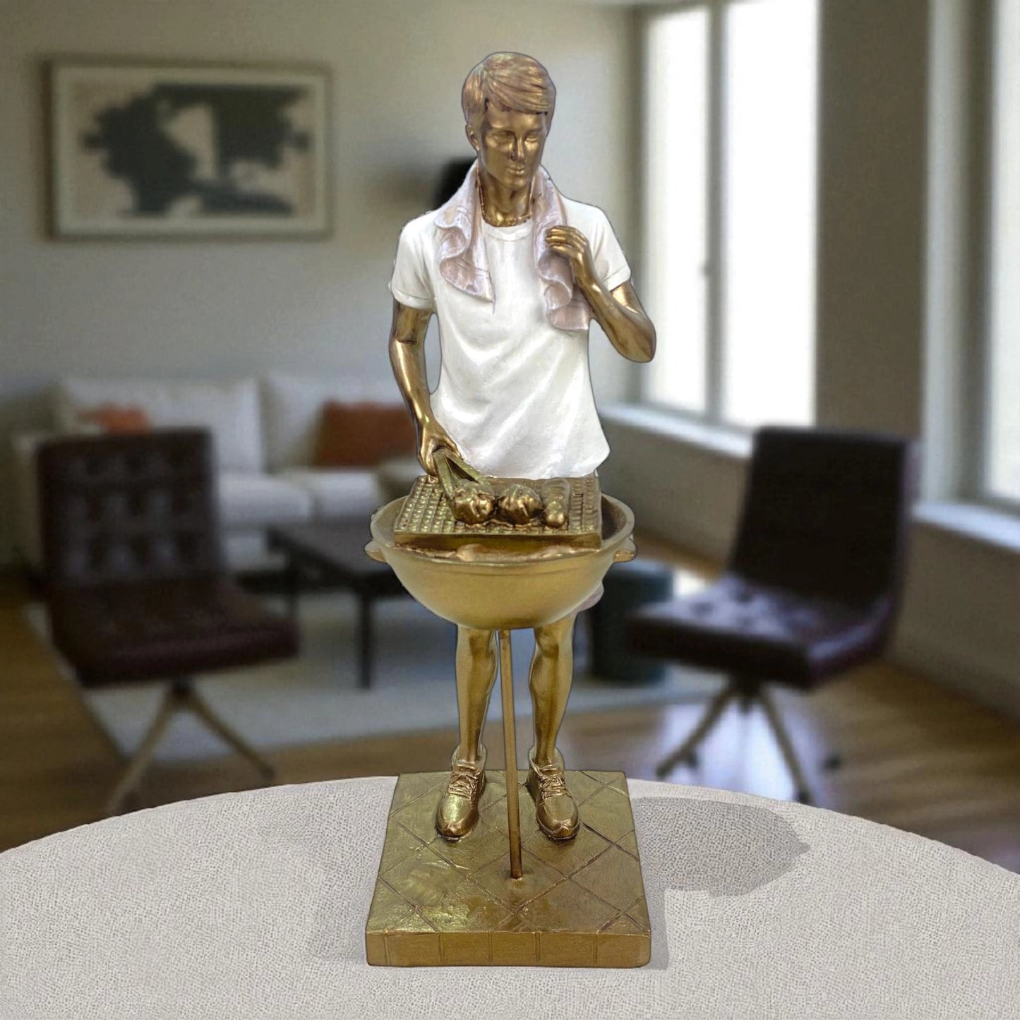BBQ Man Statue