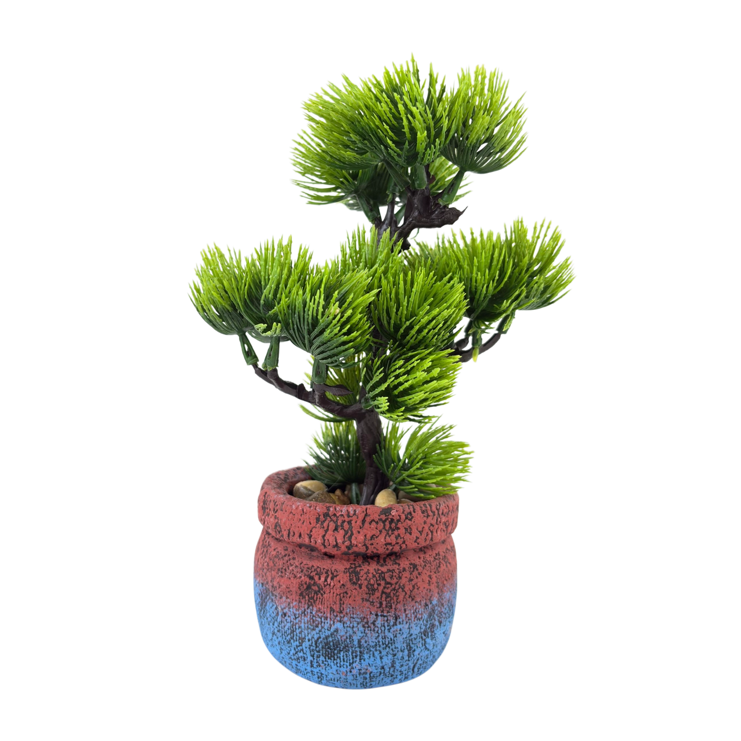 Artificial Bonsai Pine in Rustic Pot