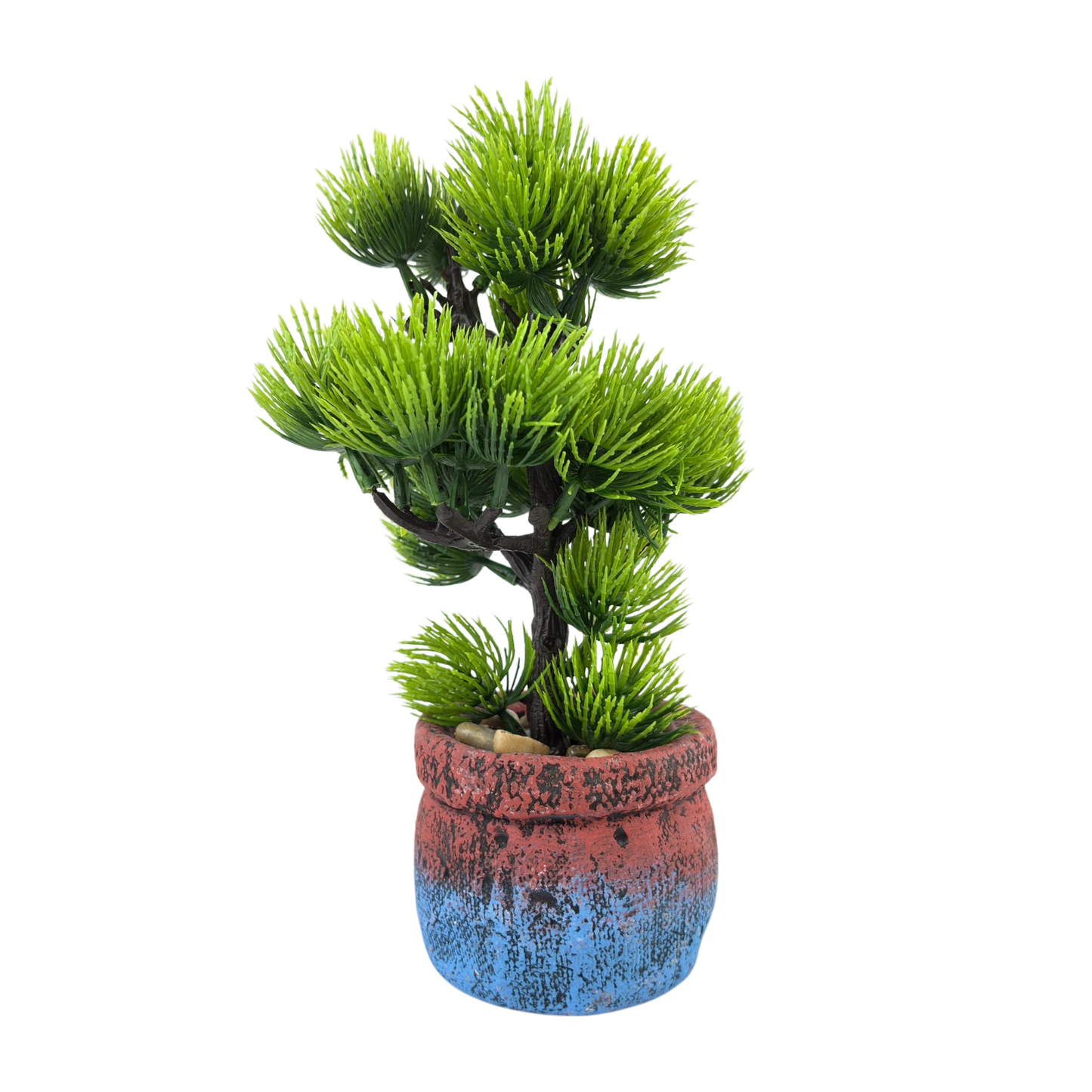 Artificial Bonsai Pine in Rustic Pot