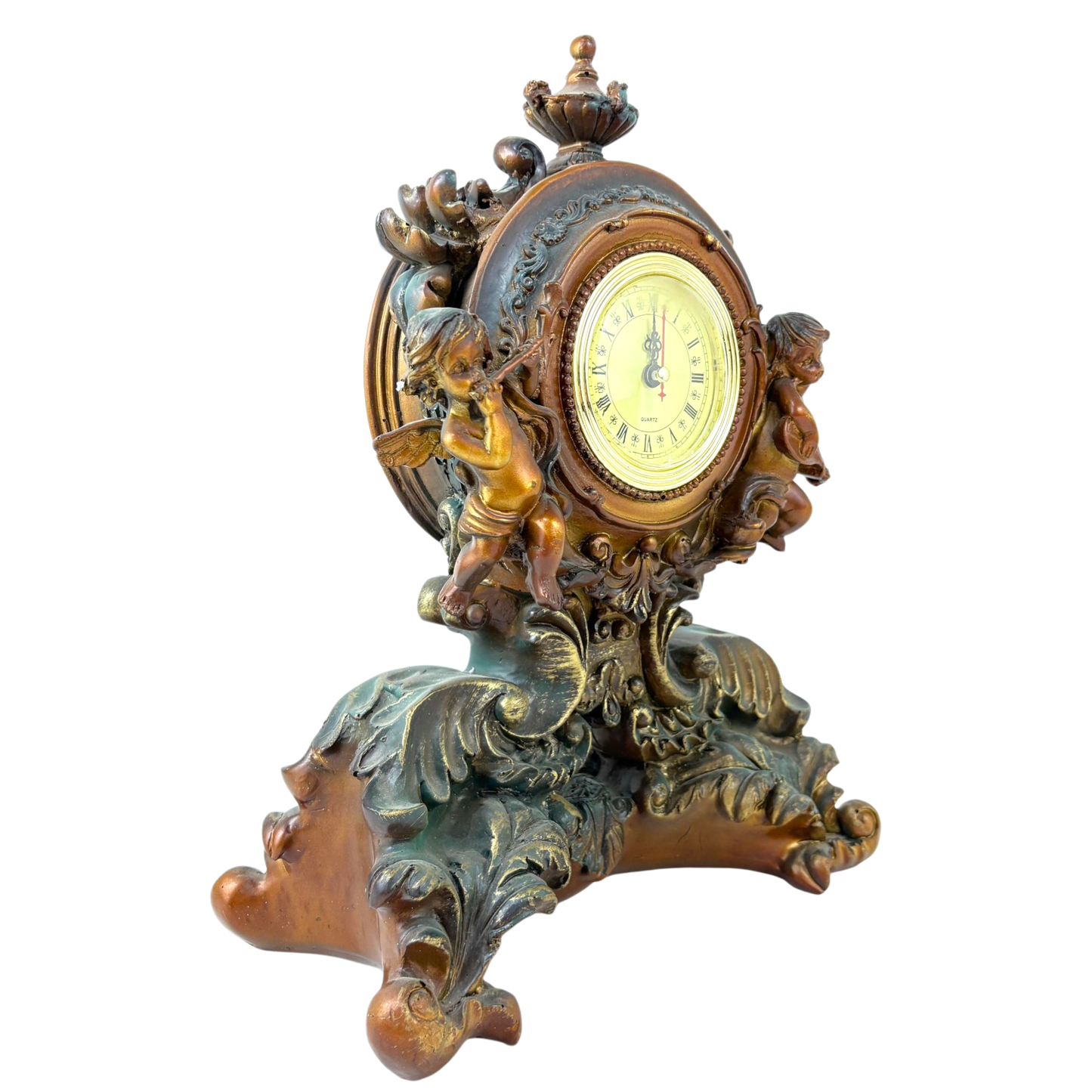 Antique Cherub Table Clock – Classic Vintage Design