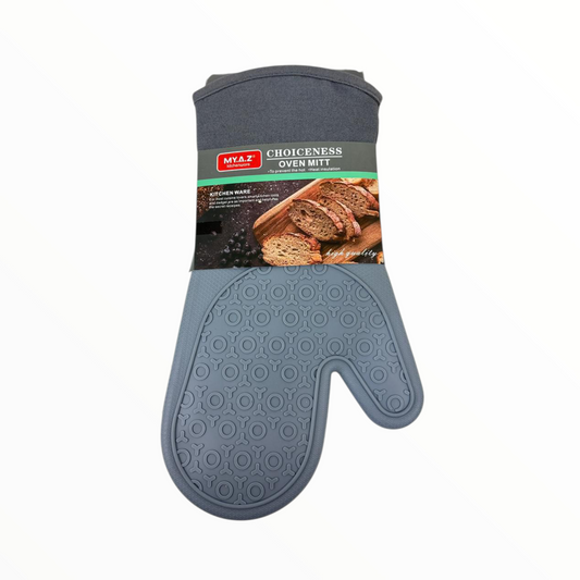 Heat-Resistant Silicone Oven Mitt | Non-Slip Kitchen Glove for Baking Cooking