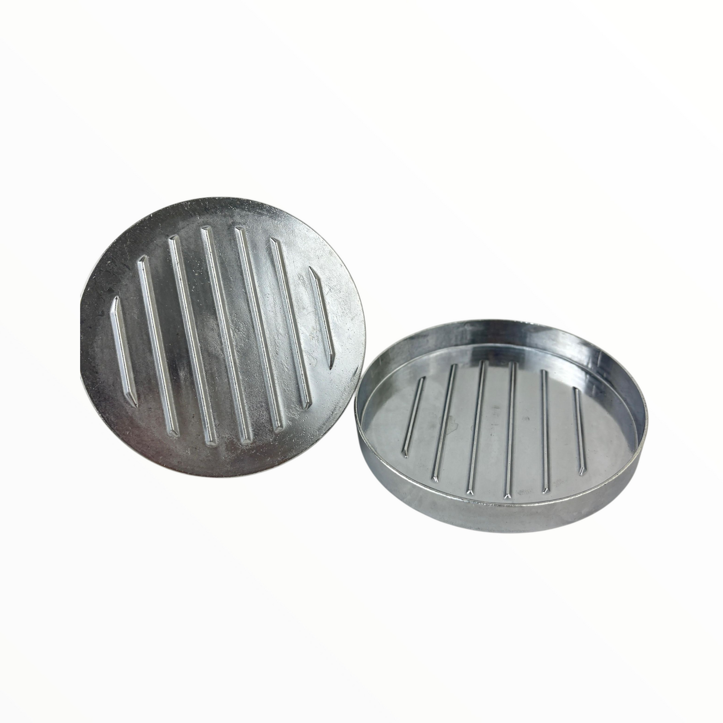 Aluminum Burger Press with Wooden Handle | Non-Stick Patty Maker Mold for homemade burgers.