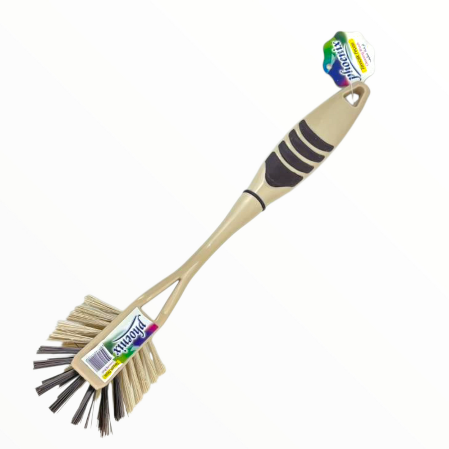 Long Handle Dishwashing Brush | Durable Kitchen Scrub Brush with Firm Bristles