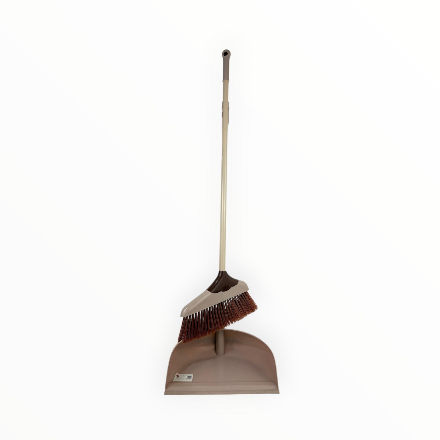 Long Handle Broom and Dustpan Set – Upright Standing Sweeping Kit for Home & Office