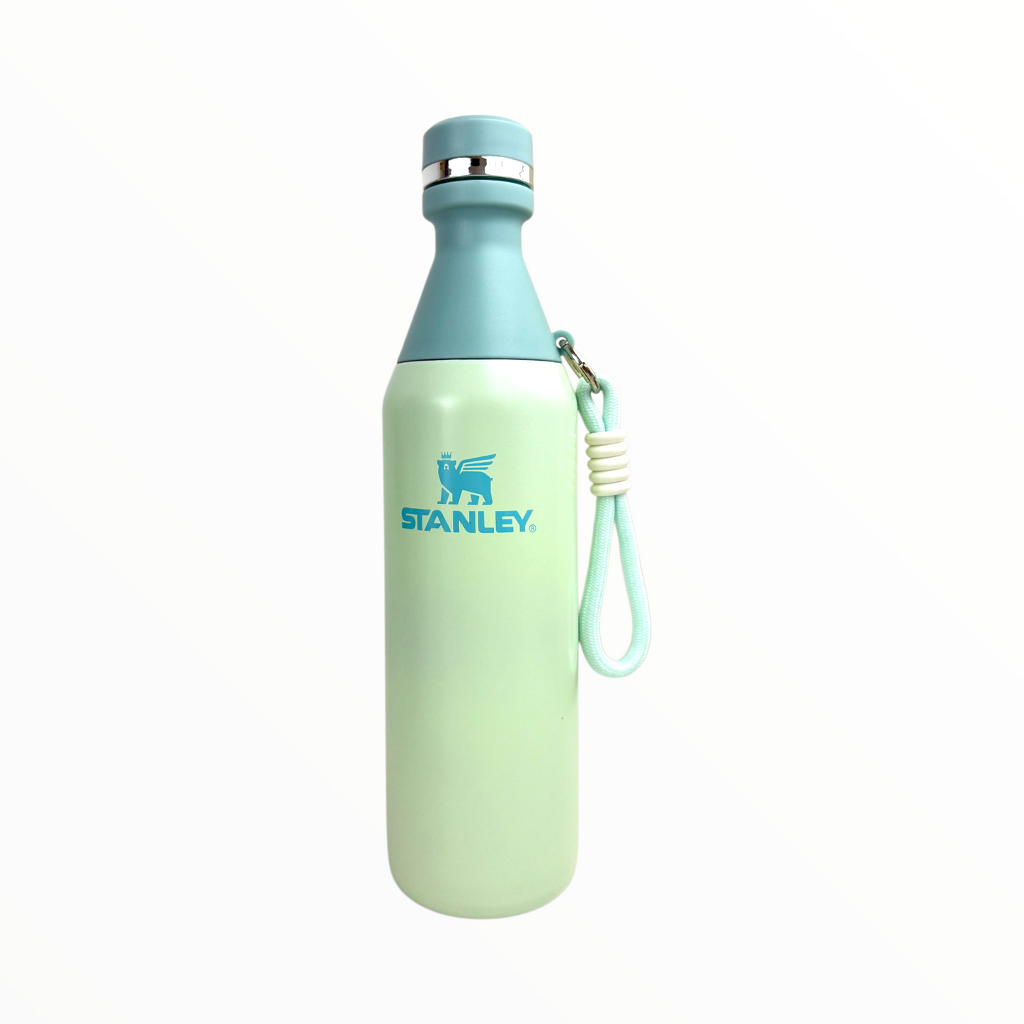 Stanley Green.blue Vacuum Bottle – 500ml Stainless Steel Insulated Water Bottle with Strap