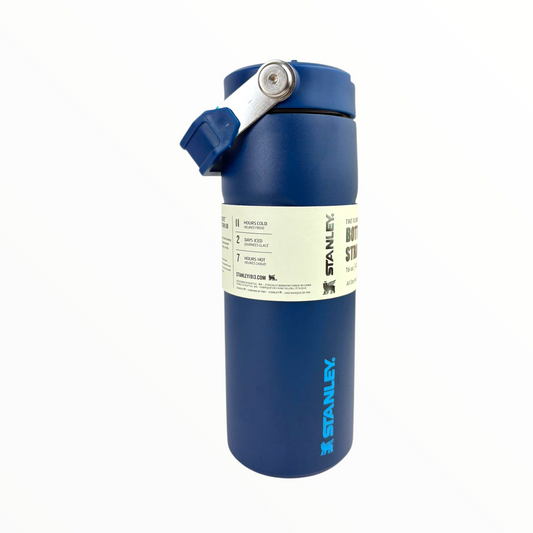 Stanley blue Vacuum Bottle – 700ml Stainless Steel Insulated Sports Water Bottle with Straw Lid