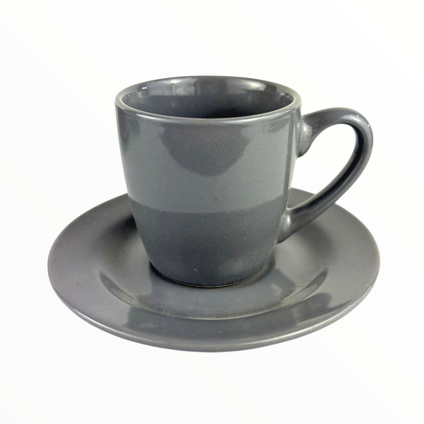 6-Piece Colorful Espresso Cup Set with Saucers – Ceramic Coffee Gift Box