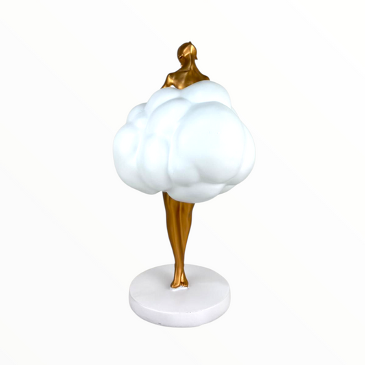 Golden Cloud Dancer Figurine – Modern Home Decor Statue