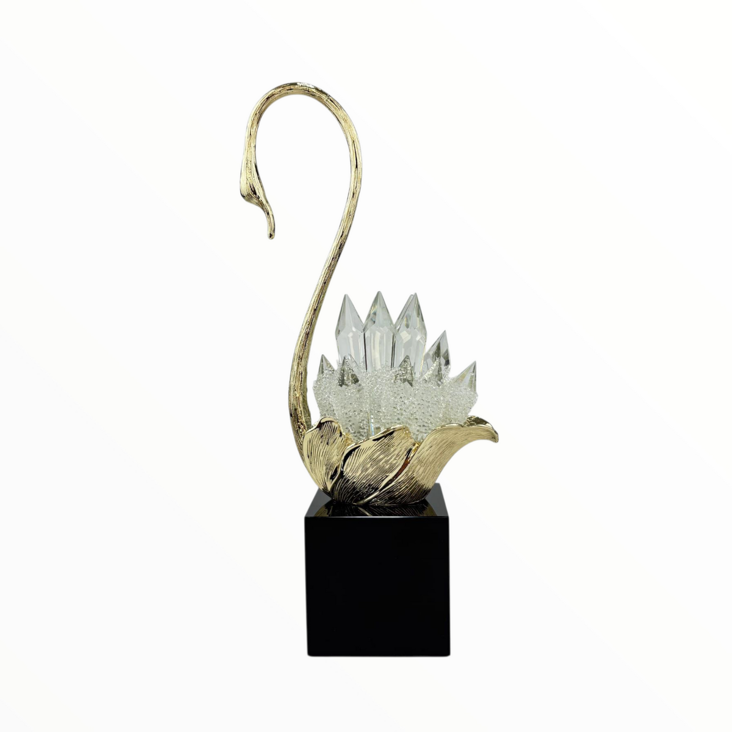 Crystal Swan Couple Décor – Elegant Love & Harmony Ornament