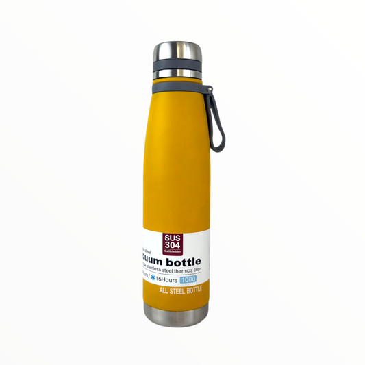 Stainless Steel Vacuum Thermos Bottle – 1L Insulated Hot & Cold Flask (15 Hours)