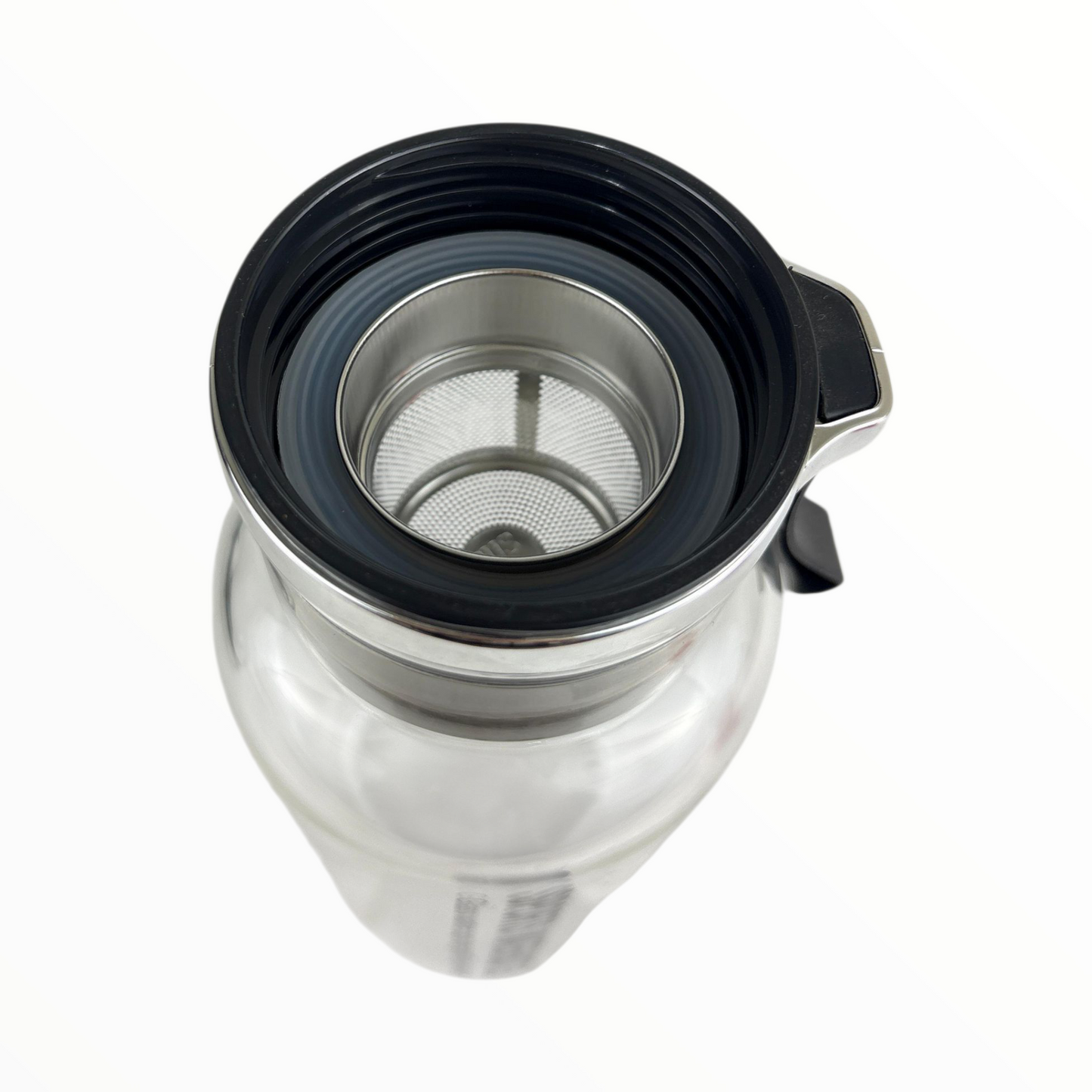 Glass Sports Water Bottle with Stainless Steel Lid & Carry Sleeve – BPA-Free Gym & Travel Bottle
