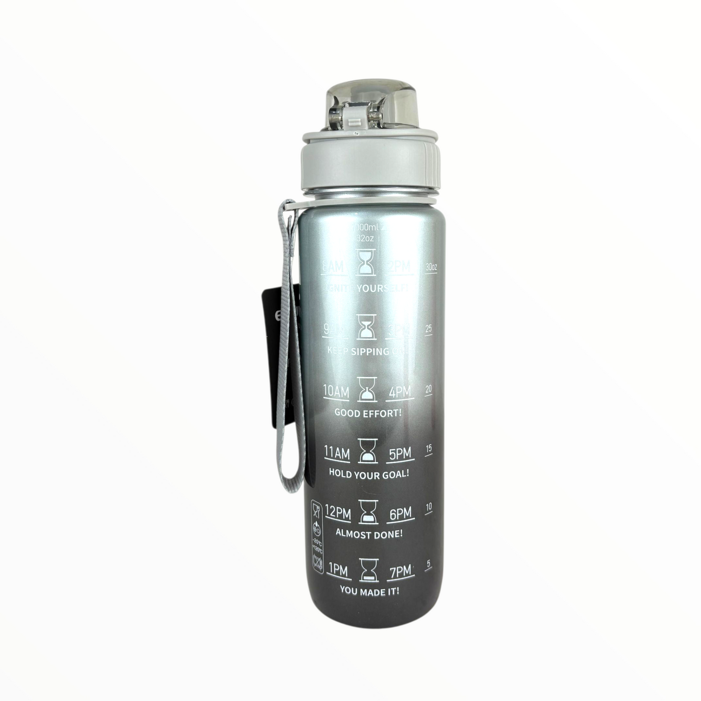 Stay Hydrated Metallic Sports Water Bottle – Leak-Proof Flip Lid, BPA-Free, EYUN® Hydration Bottle