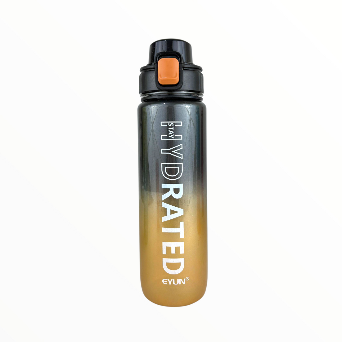 EYUN Stay Hydrated Gradient Water Bottle – Leak-Proof Sports Bottle with Lock, BPA-Free, 900ml