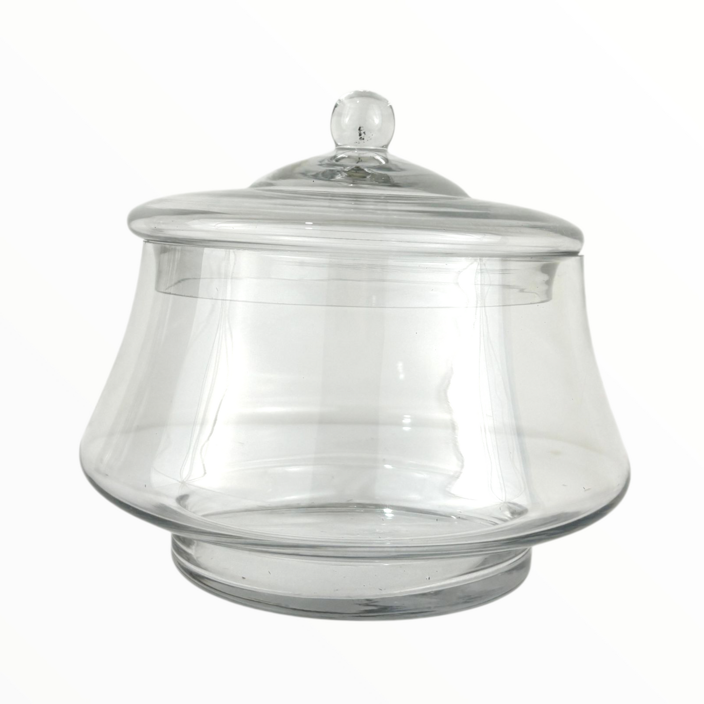 Clear Glass Storage Jar with Lid – Airtight Candy, Cookie, Coffee, and Pantry Container